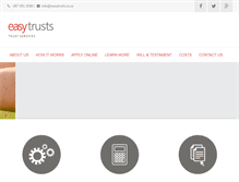 Tablet Screenshot of easytrusts.co.za